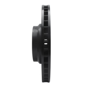 BMW ALPINA B7 Brake Rotor (1) - Front Right - R1 Concepts - Drilled & Slotted - Black - `07-`08